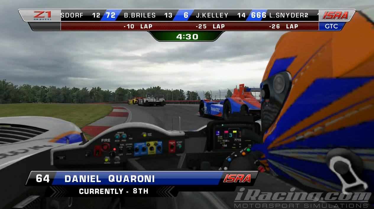 On-board camera from a broadcast video of ISRA League Season 12 at Mid Ohio